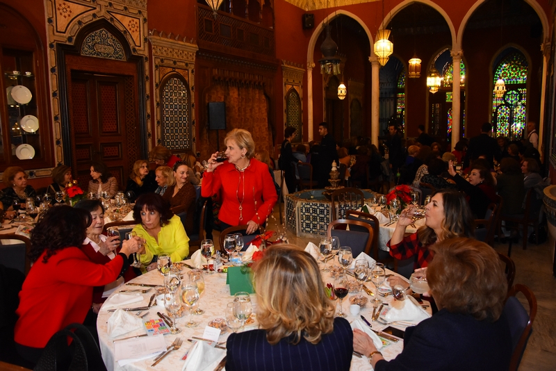 Young Women Christian Association lunch at Villa Linda Sursock